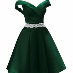 Emerald green dress